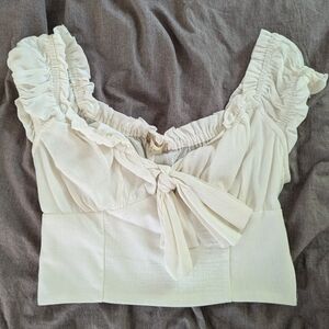 Ruffle crop top